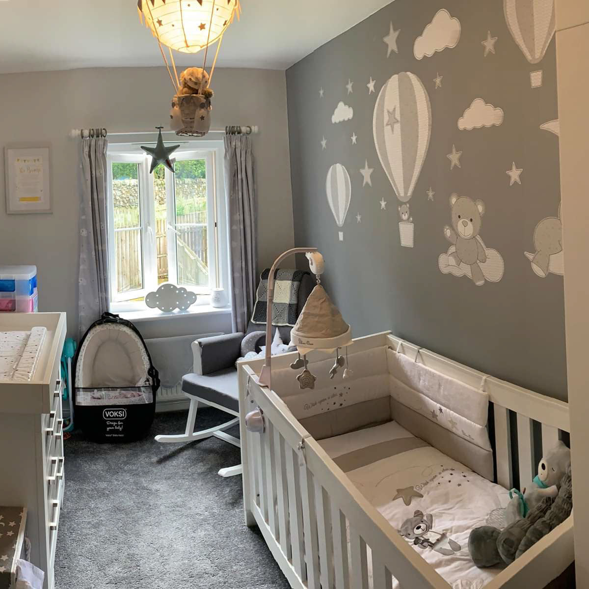 Teddy Bears & Balloons Wall Stickers