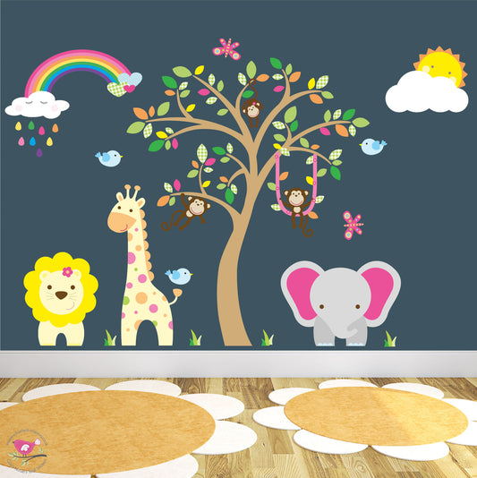 Jungle Animal Wall Stickers