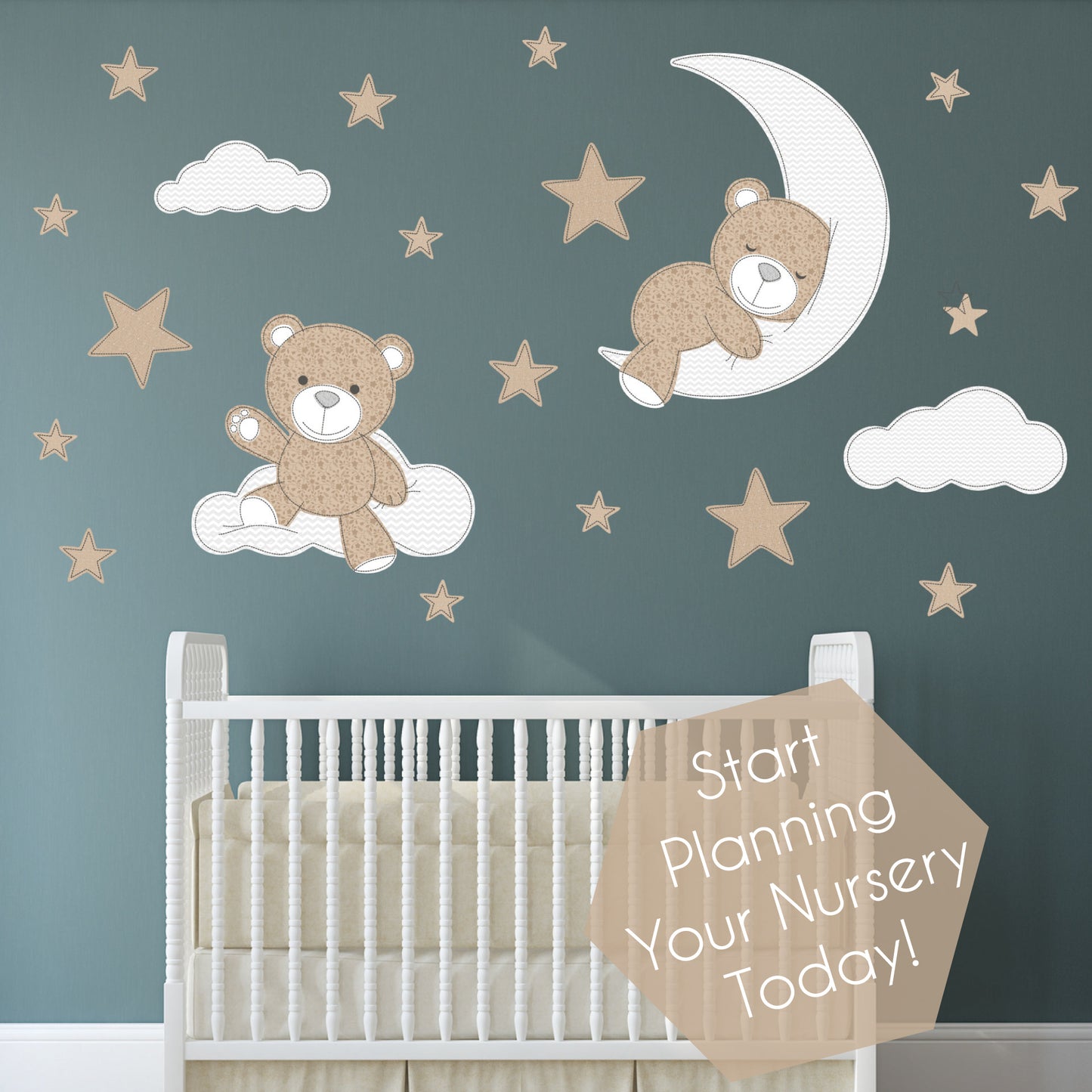Teddy Bear Wall Stickers Unisex