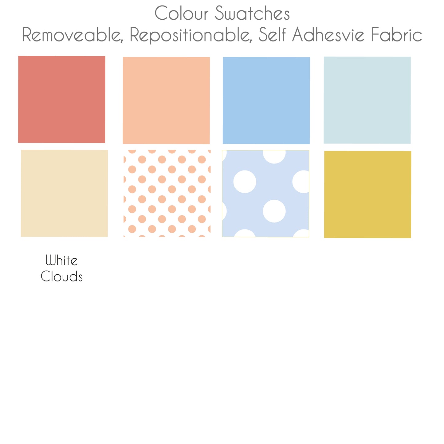 Hot Air Balloons & Clouds Wall Stickers, Unisex
