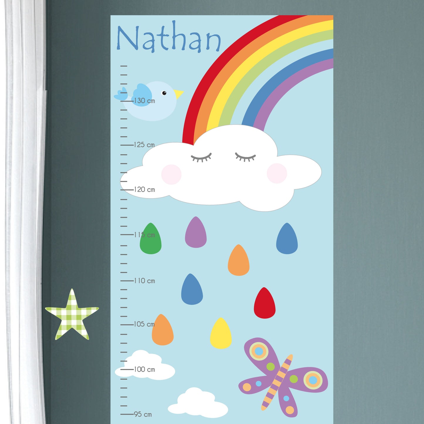 Jungle Growth Chart for Children