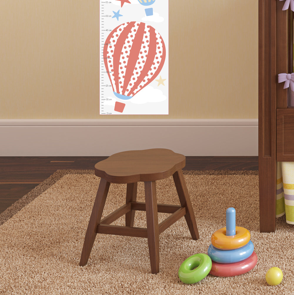 Kids Growth Chart Hot Air Balloons