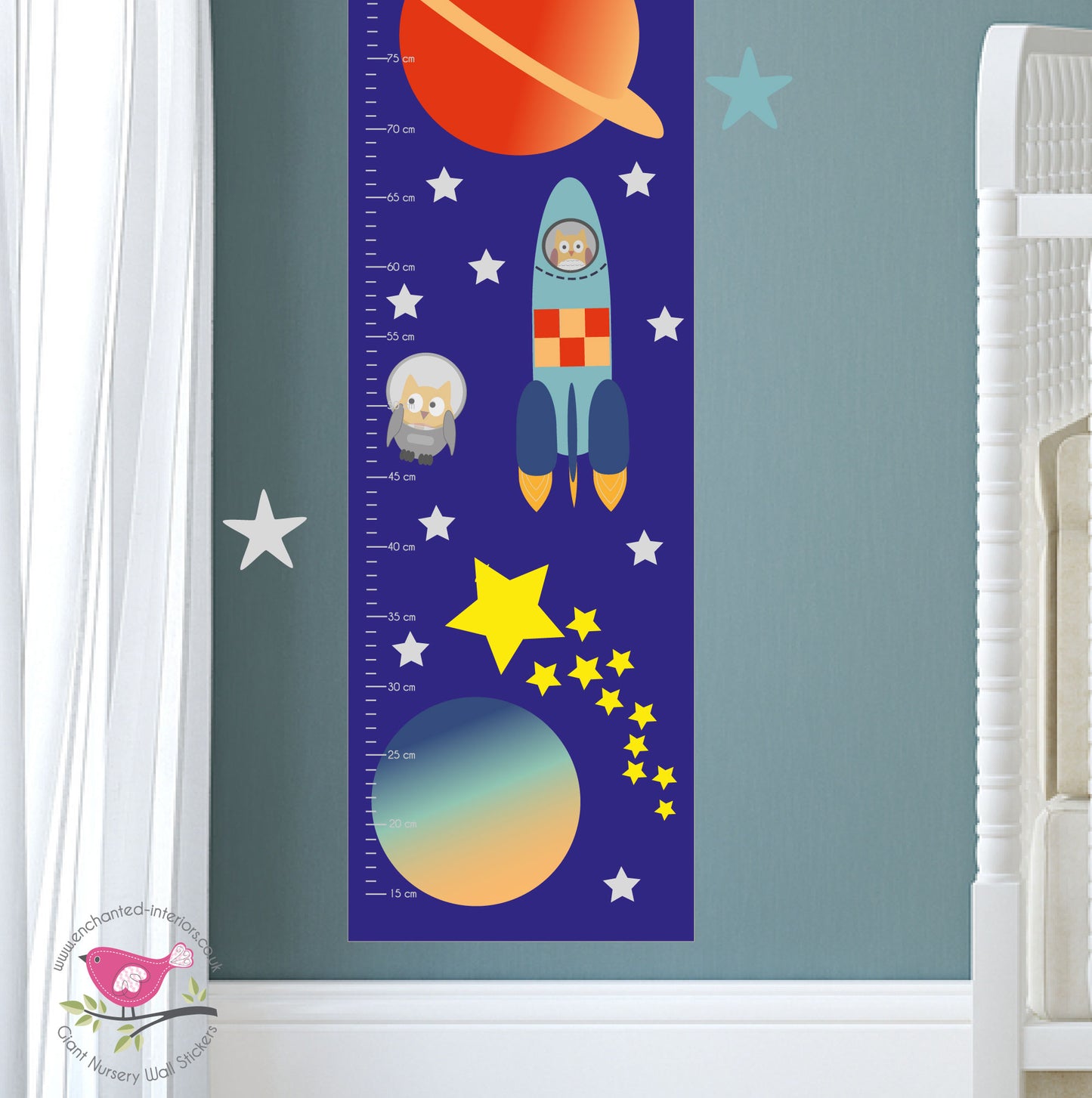 Outer Space Kids Growth Chart