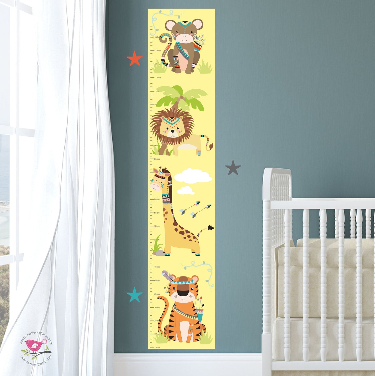 Tribal Jungle Kids Growth Chart