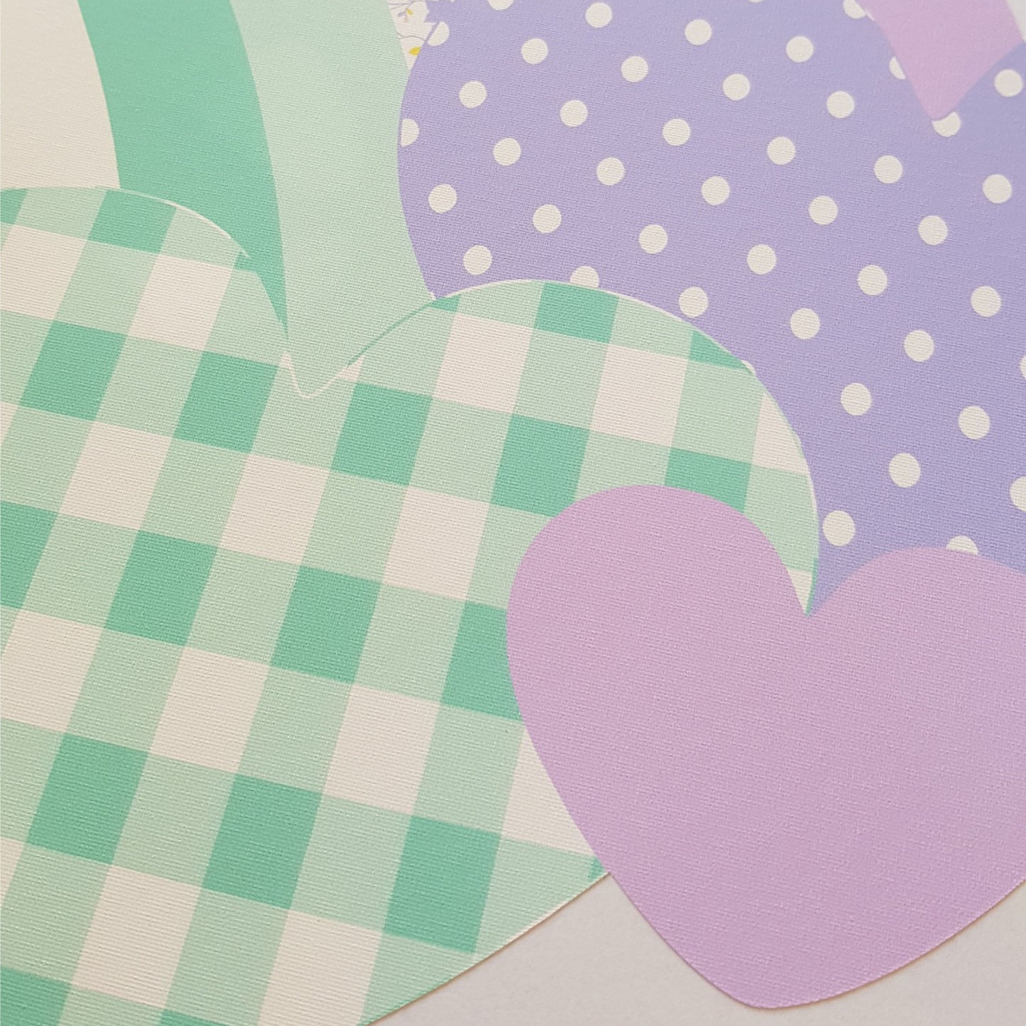 Unicorn Rainbow Hearts & Stars Nursery Wall Sticker