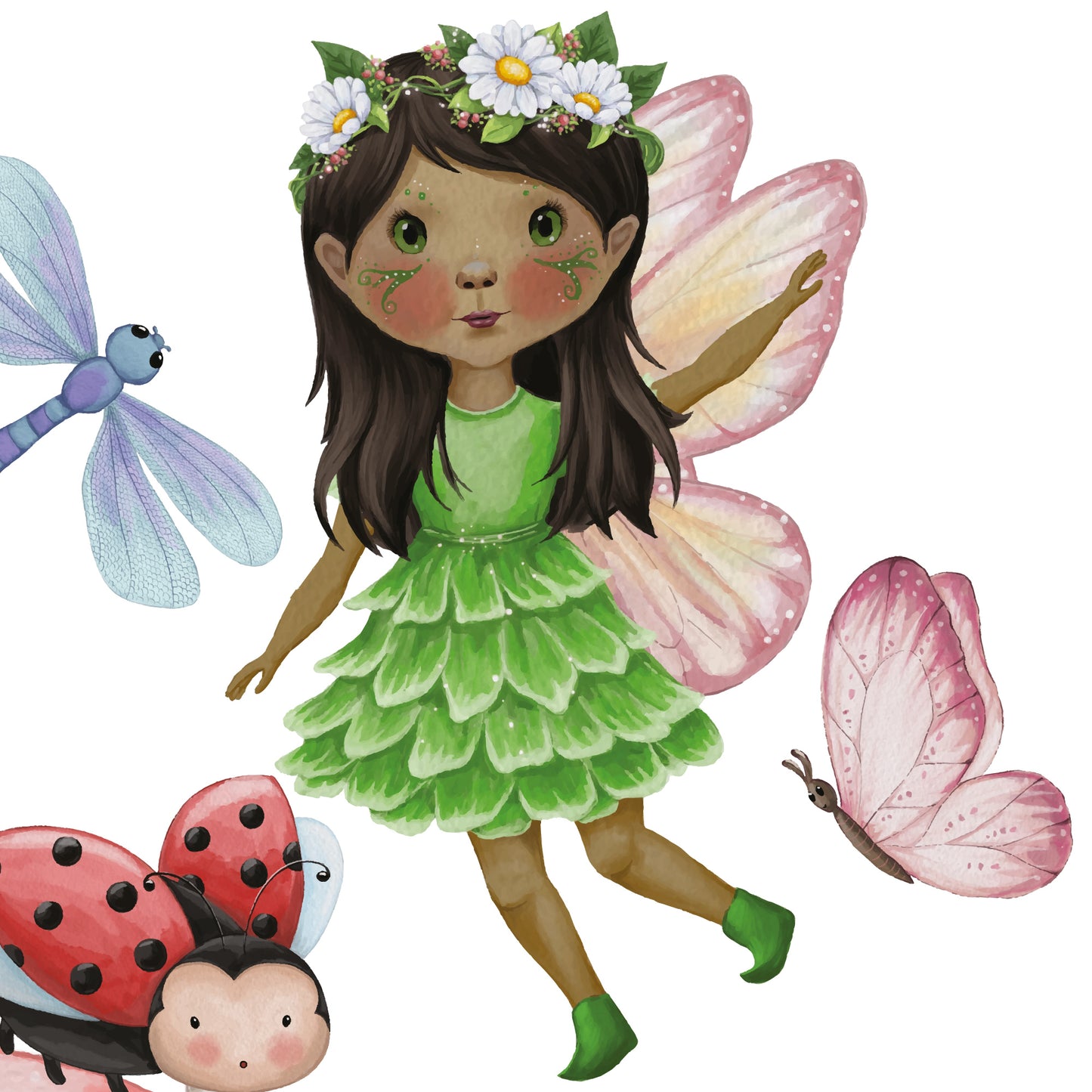 Flower Fairy Wall Stickers