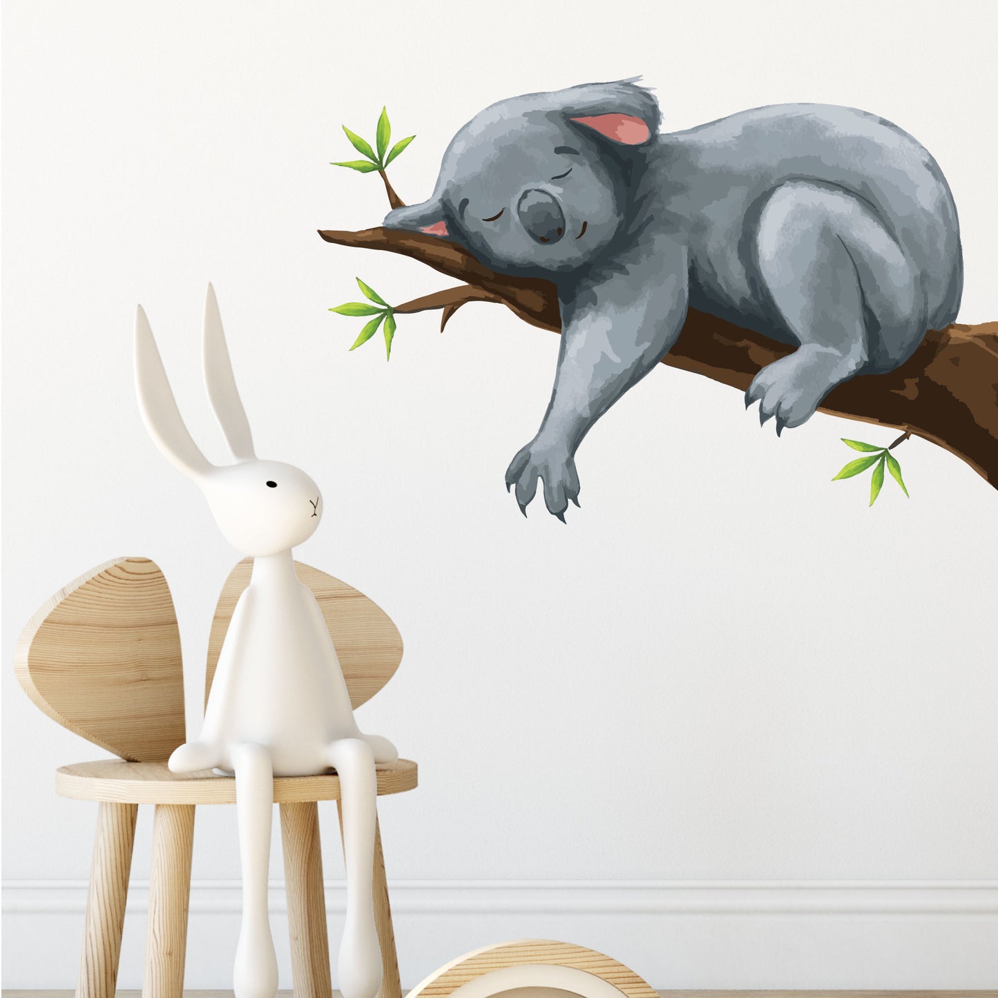 Koala Branch Wall Stickers Watercolour