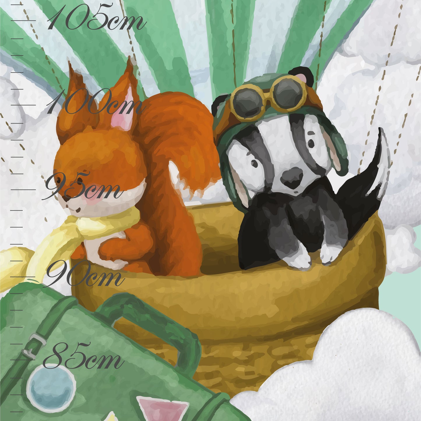 Children's Animal Growth Chart