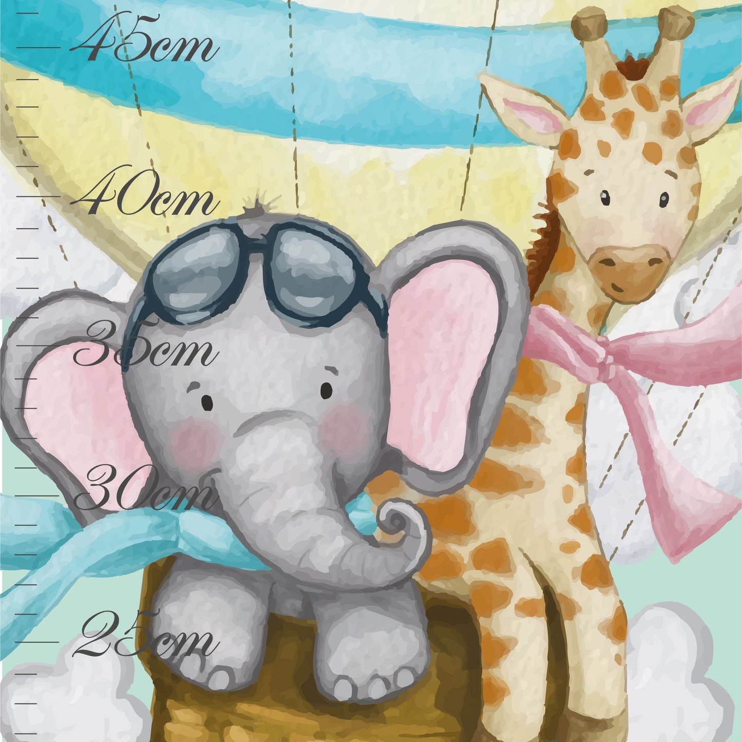 Children's Animal Growth Chart