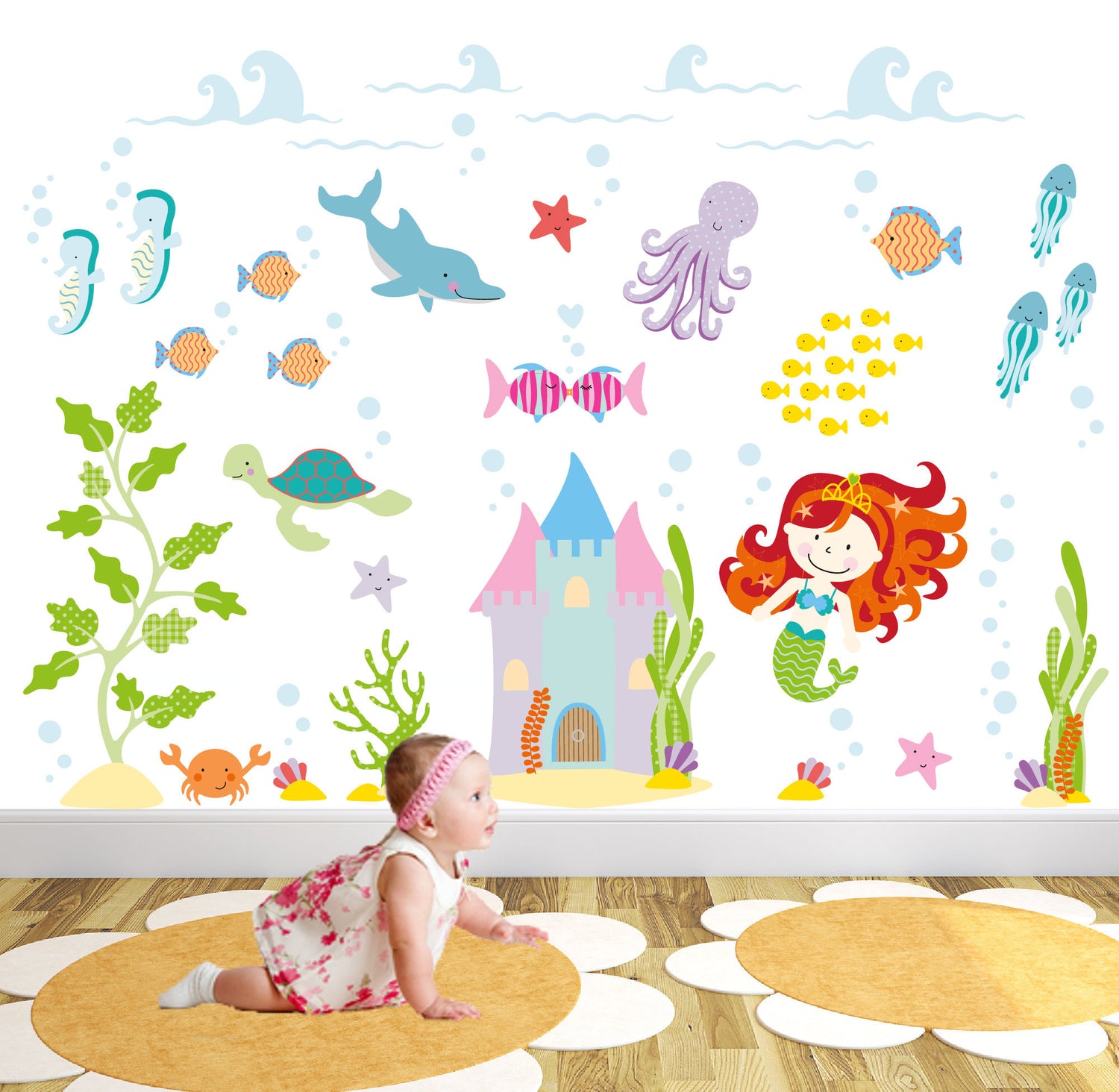 Mermaid Wall Stickers