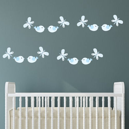 Birds and Butterflies Wall Stickers