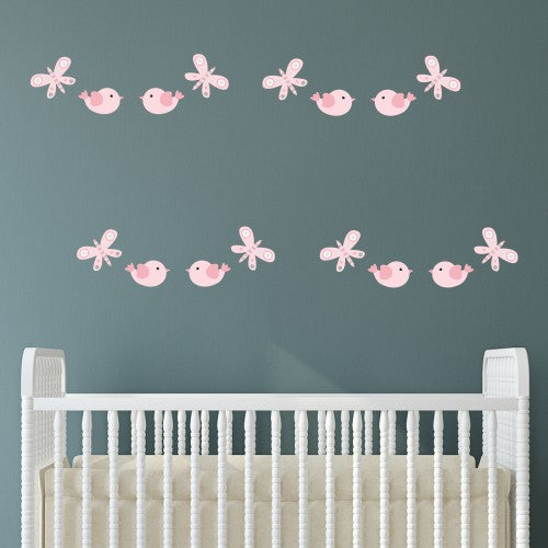 Birds and Butterflies Wall Stickers