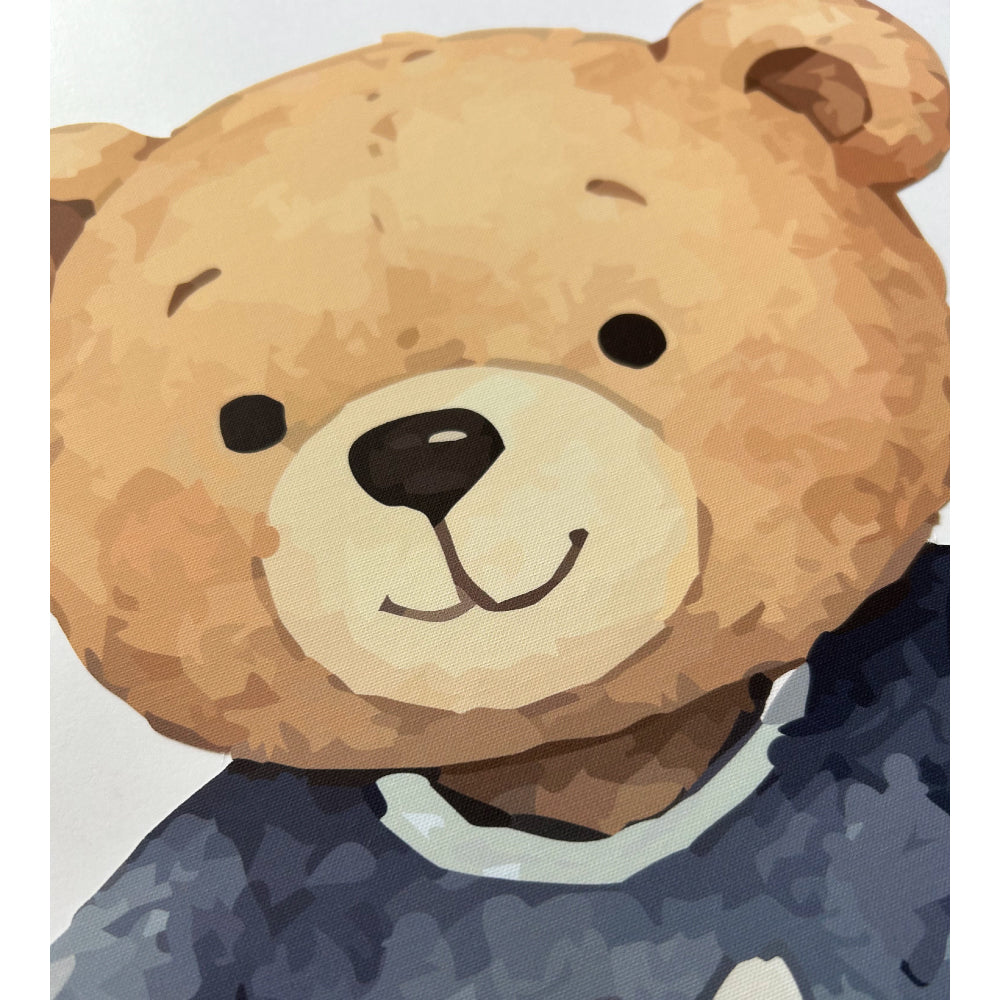 Footballer Wall Stickers with Teddy Bears