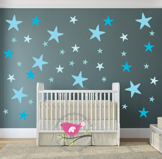 Blue Star Nursery Wall Stickers