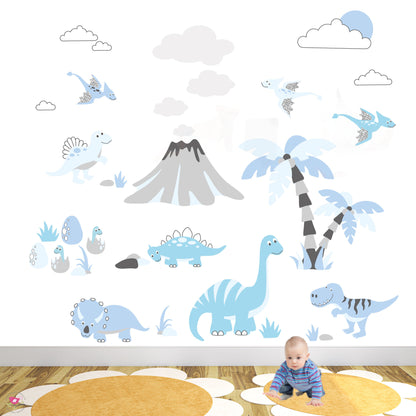 Kids Large Dinosaur Nursery Wall Stickers