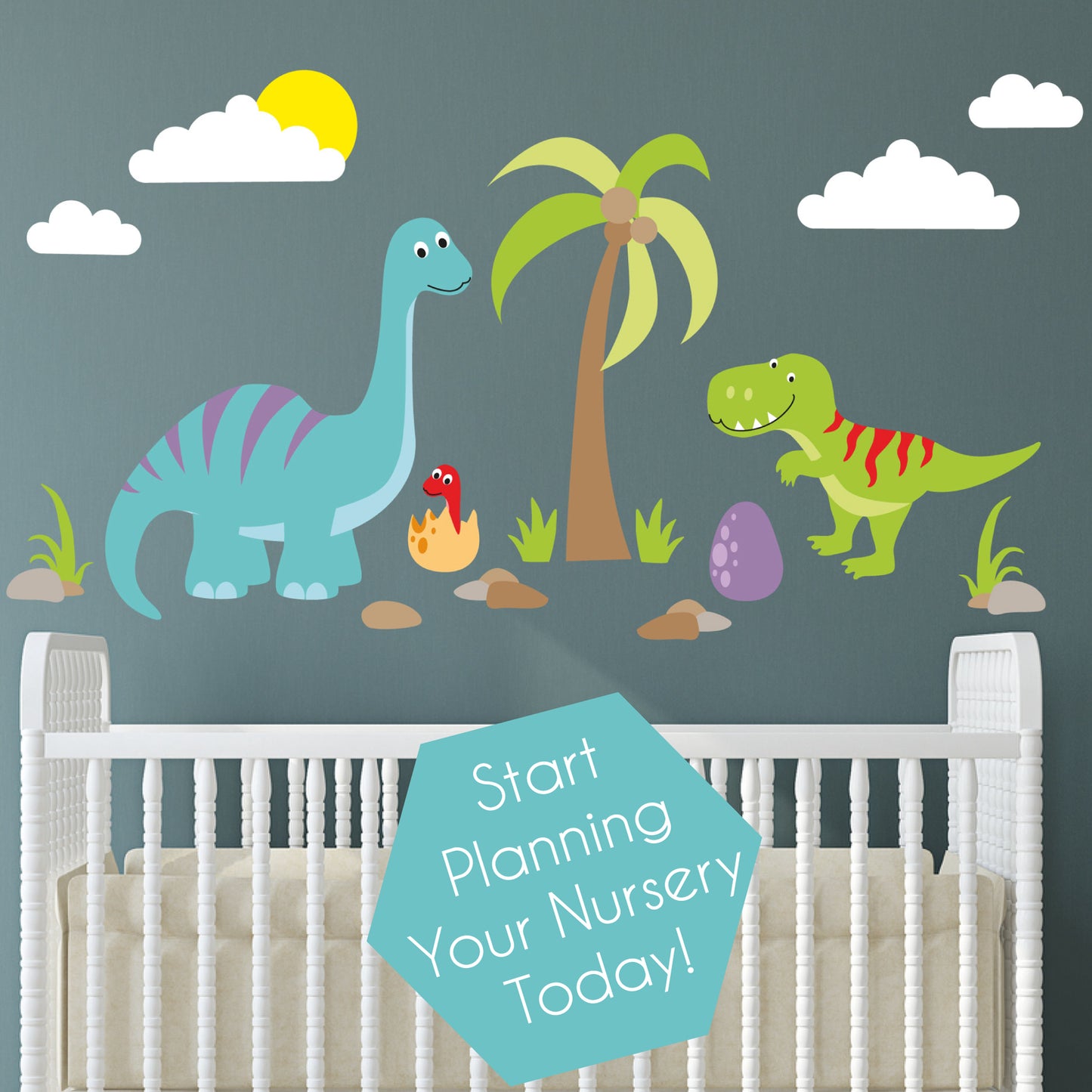 Dinosaur Nursery Wall Stickers