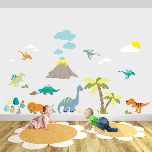 Large Dinosaur Nursery Wall Stickers