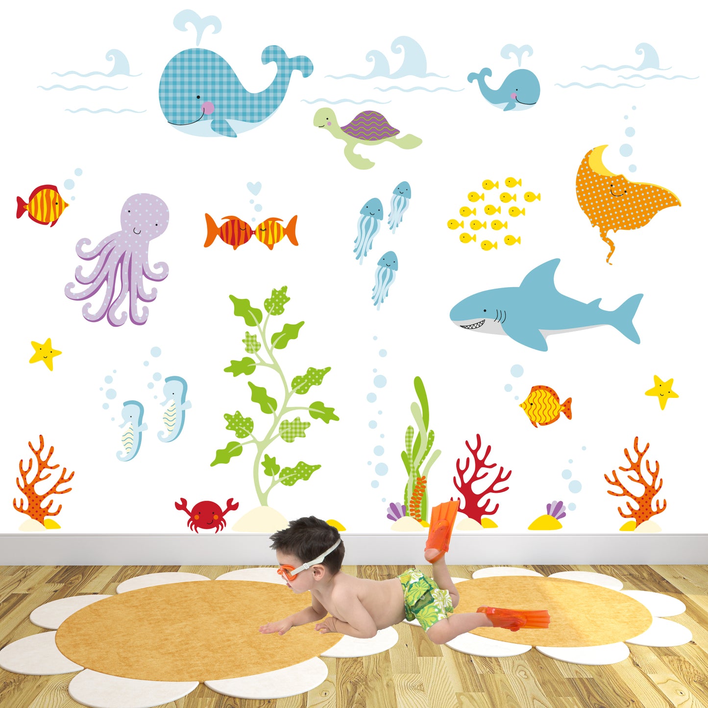 Large Ocean Nursery Wall Stickers