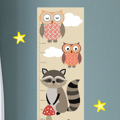 Enchanted Forest Growth Chart Wall Sticker