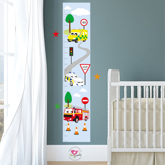 Emergency Services Kids Growth Chart