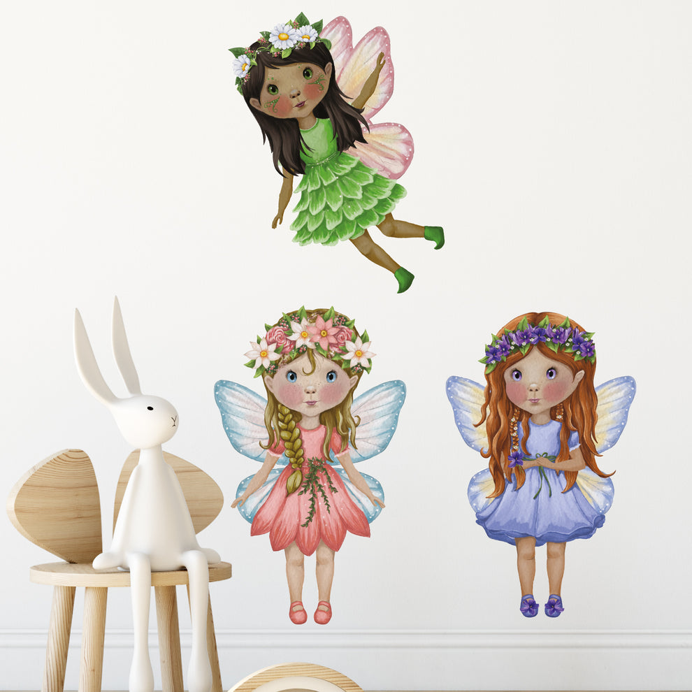 Flower Fairy Wall Stickers – Enchanted Interiors