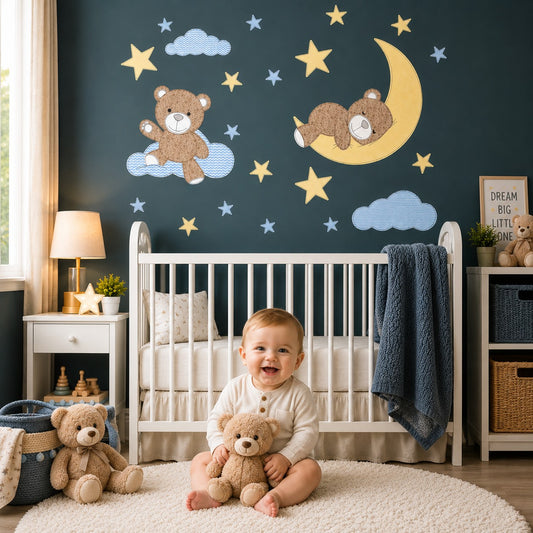 Teddy Bear Wall Stickers Boys Nursery
