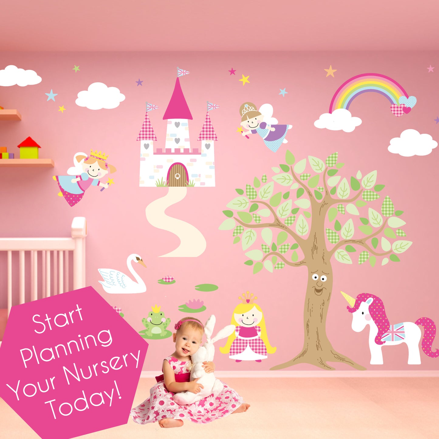 Fairy Princess Nursery Wall Stickers
