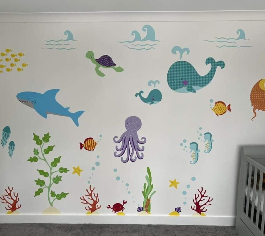 Large Ocean Nursery Wall Stickers