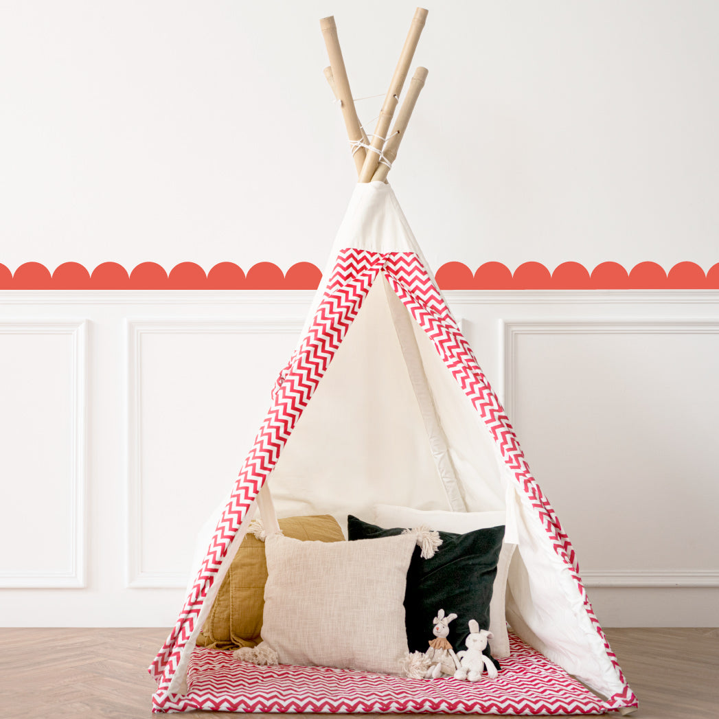 Scallop Edge Wall Stickers