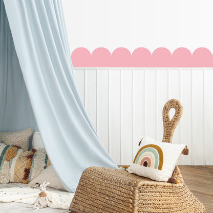 Scallop Edge Wall Stickers