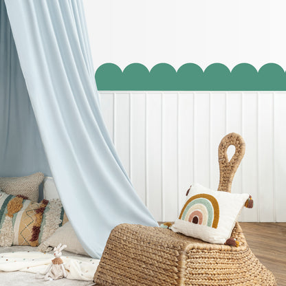 Scallop Edge Wall Stickers