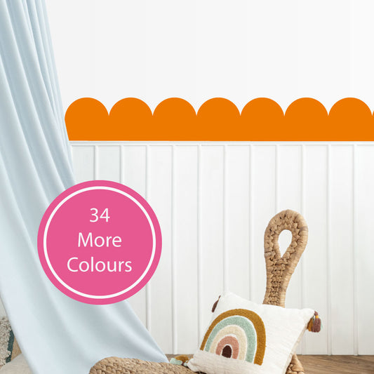 Scallop Edge Wall Stickers