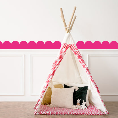 Scallop Edge Wall Stickers