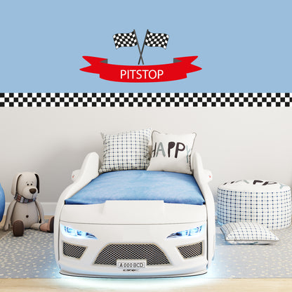 Racing Car Themed Wall Sticker Border