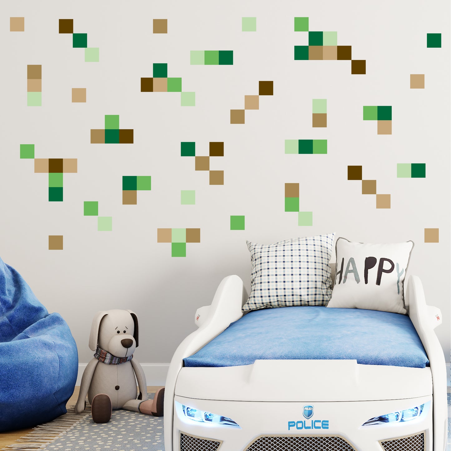 Pixel Border Wall Stickers