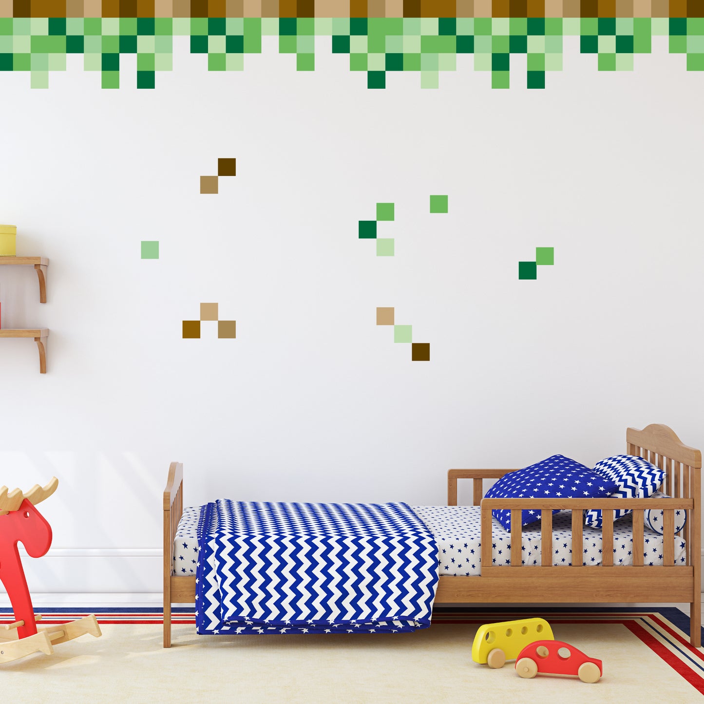 Pixel Border Wall Stickers