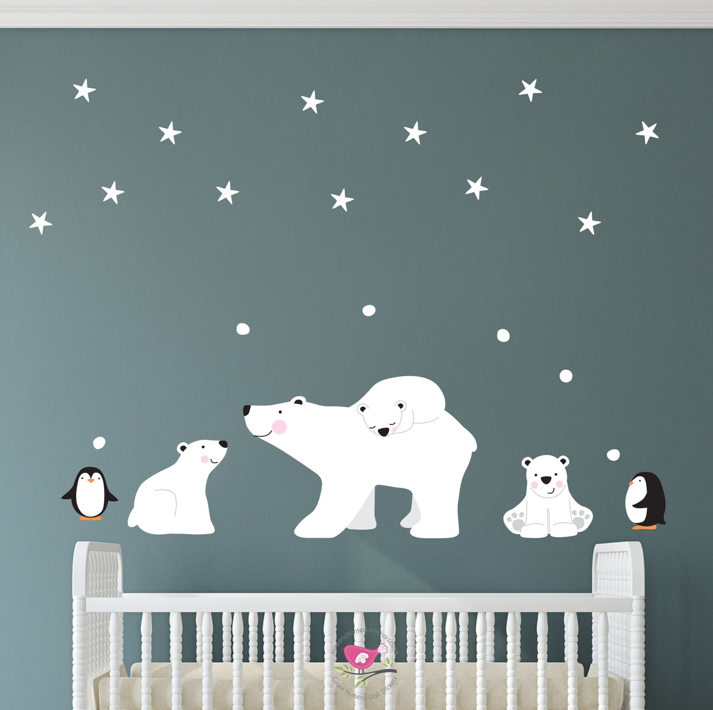 Polar Bears and Penguins Wall Stickers