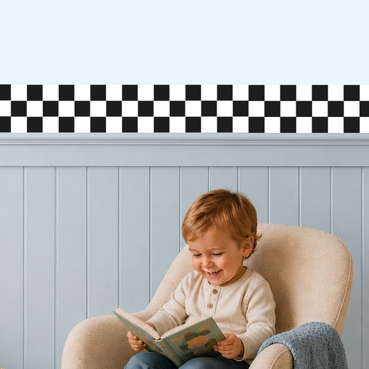 Racing Car Themed Wall Sticker Border