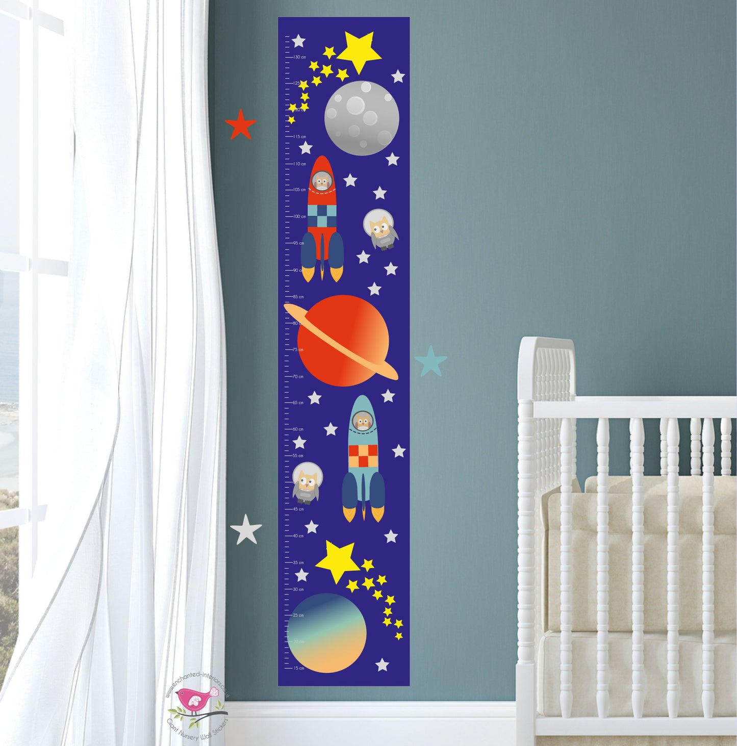 Outer Space Kids Growth Chart