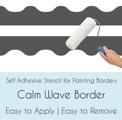 Wiggle Stencil for Painting Borders